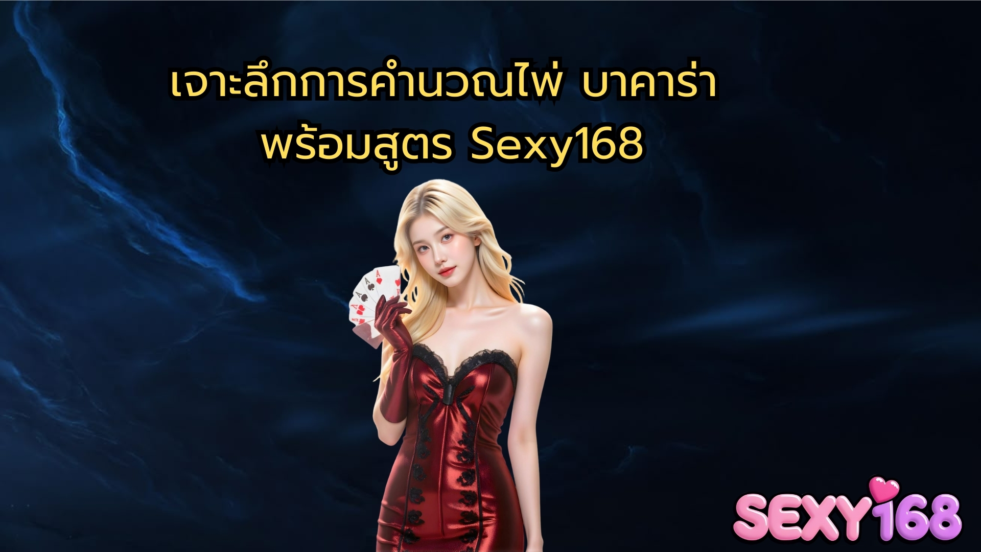 เจาะลึกการคำนวณไพ่ บาคาร่า พร้อมสูตร Sexy168 เล่นง่าย กำไรจริง