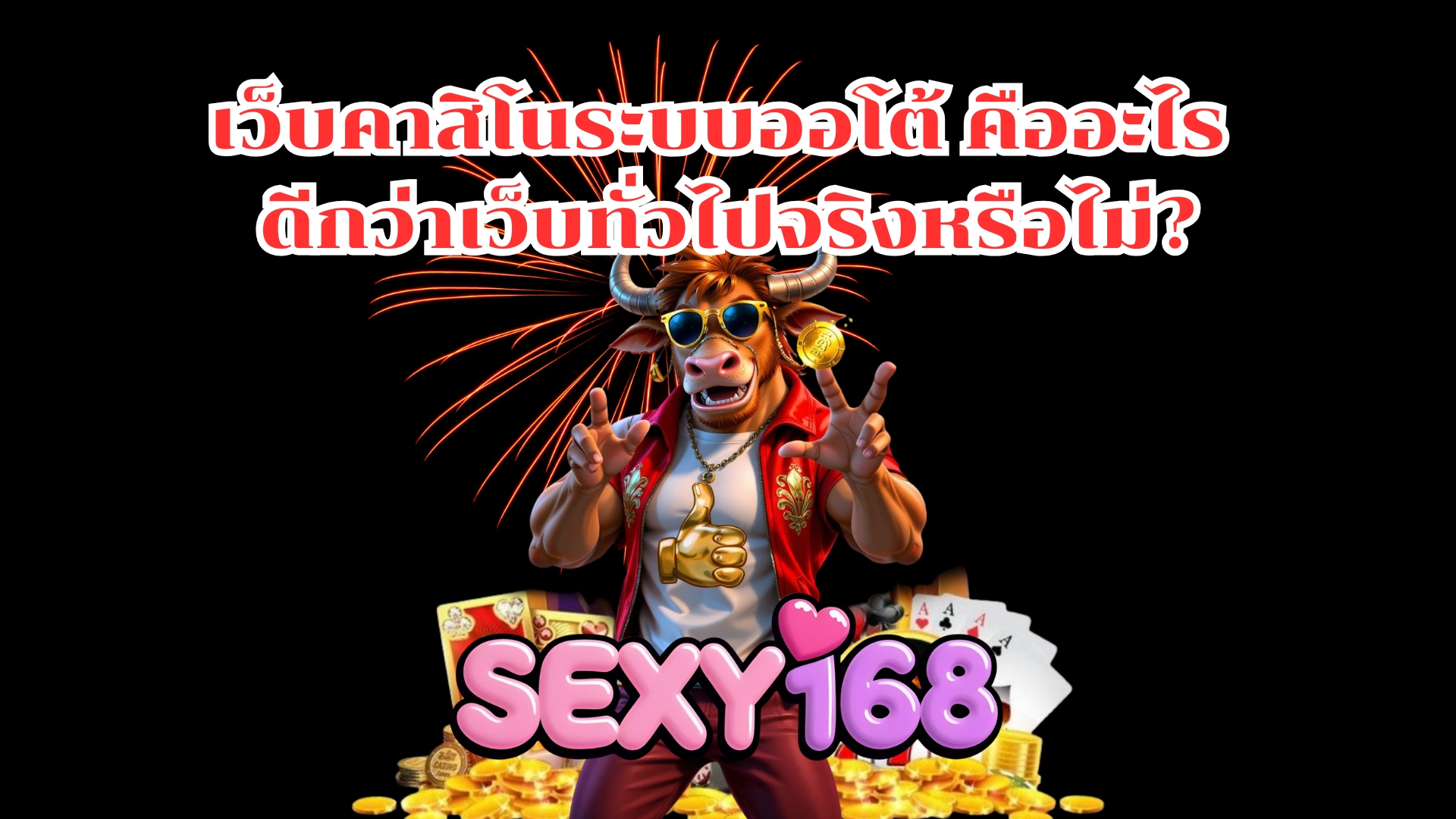 เว็บคาสิโนระบบออโต้ คือระบบใหม่ที่ช่วยให้ฝากถอนรวดเร็ว ปลอดภัย และโปร่งใส มาดูข้อดี วิธีสังเกต และเหตุผลที่ผู้เล่นเลือกใช้